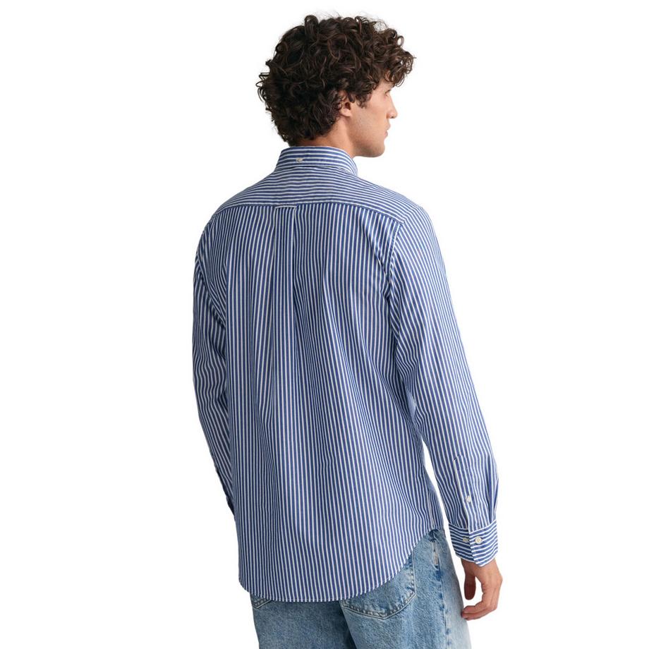 GANT Camicia Popeline Righe Regular Fit  
