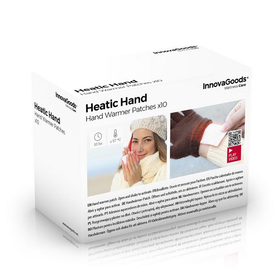 InnovaGoods Patchs réchauffant pour les mains Heatic Hand InnovaGoods 10 Unités  