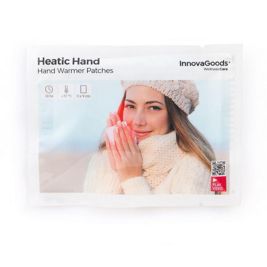 InnovaGoods Patchs réchauffant pour les mains Heatic Hand InnovaGoods 10 Unités  