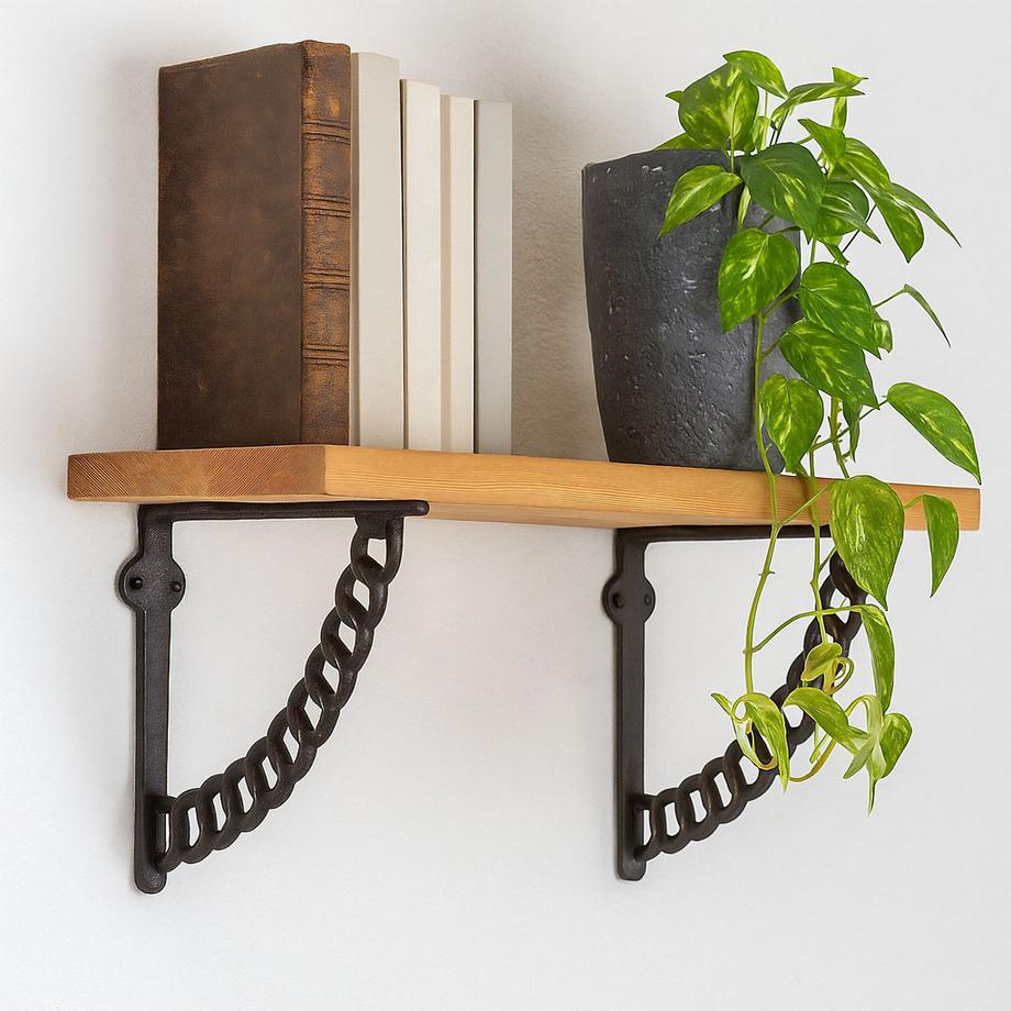 Northix Regalträger-Set, Kettendesign  