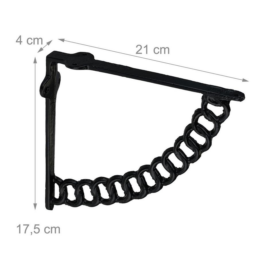 Northix Regalträger-Set, Kettendesign  