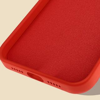 Avizar  Coque Magsafe iPhone 12 Rouge 