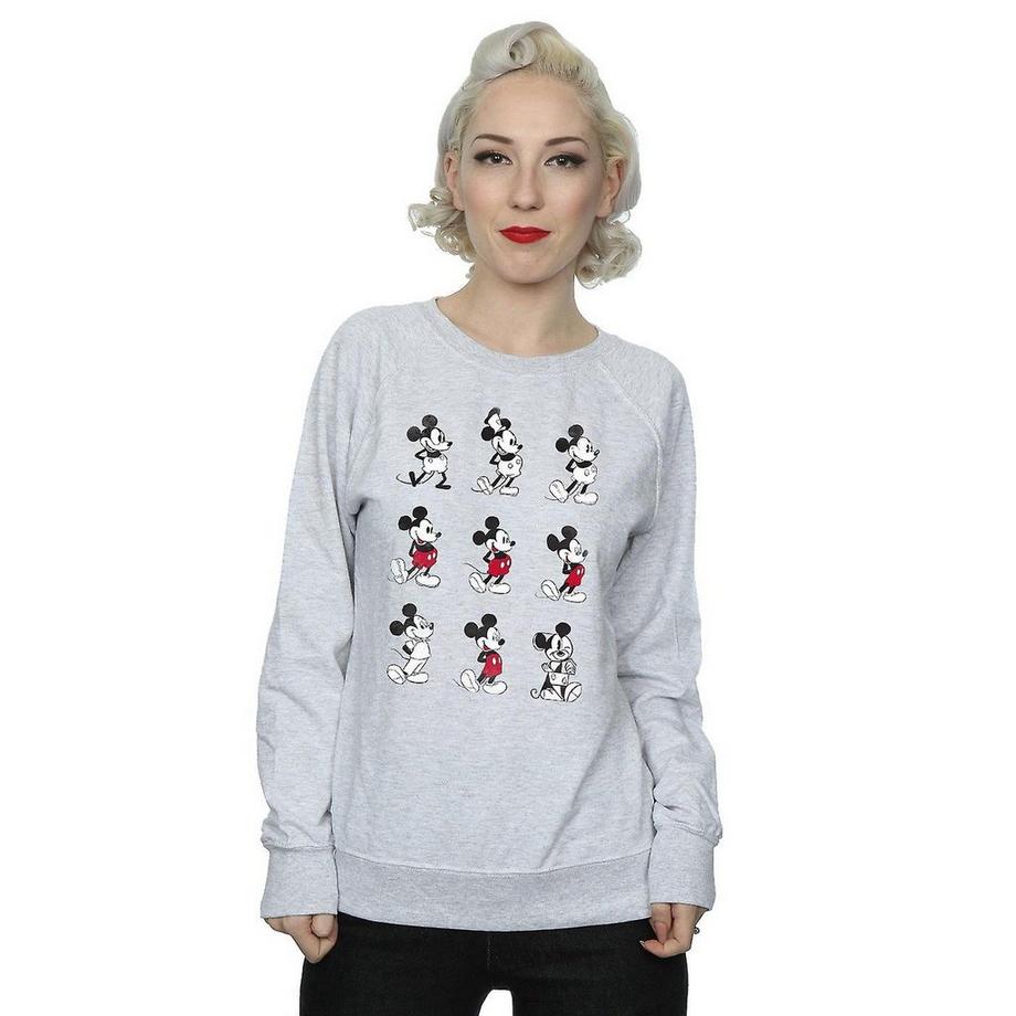 Disney Mickey Mouse Felpa con Griglia di Personaggi  