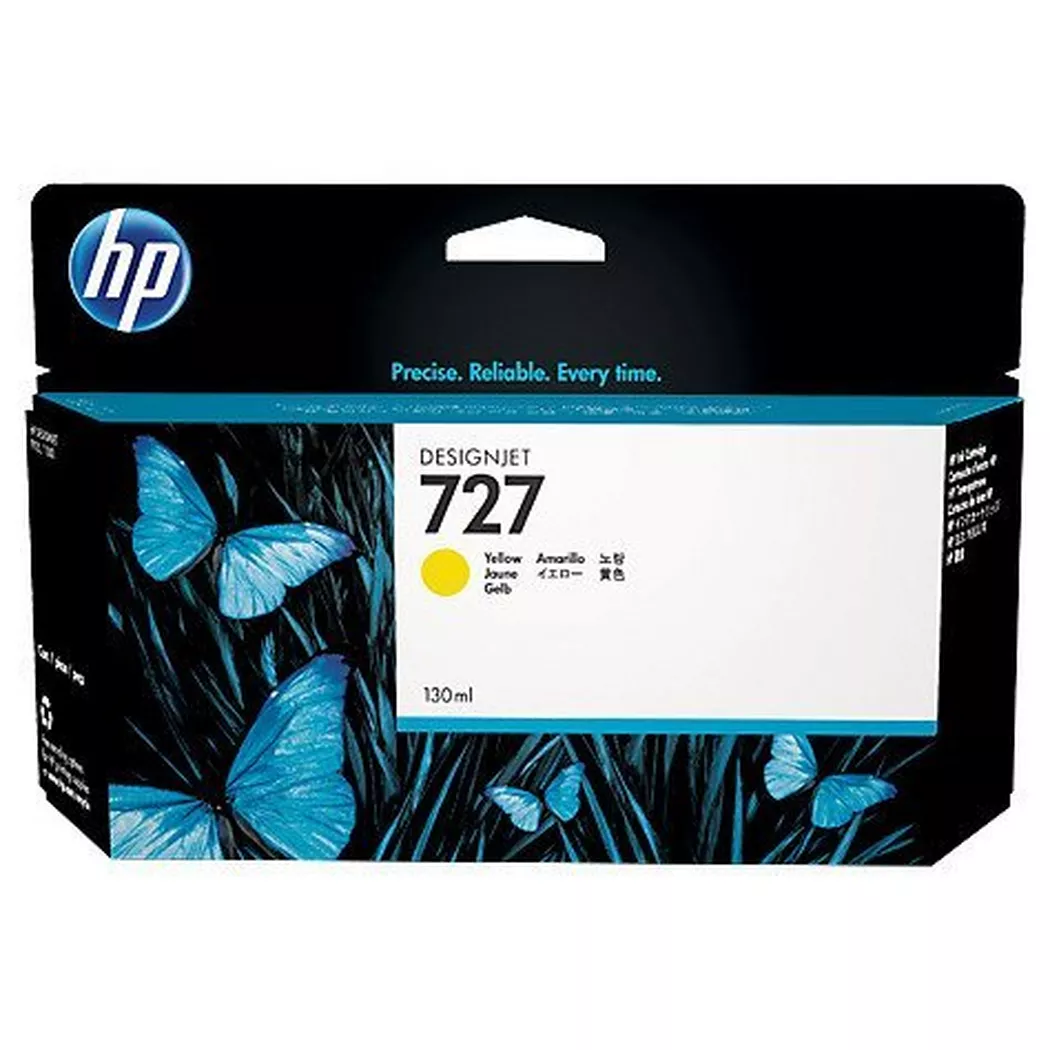 Hewlett-Packard – HP Tintenpatrone 727 yellow B3P21A DesignJet T920/T1500 130ml, One Size