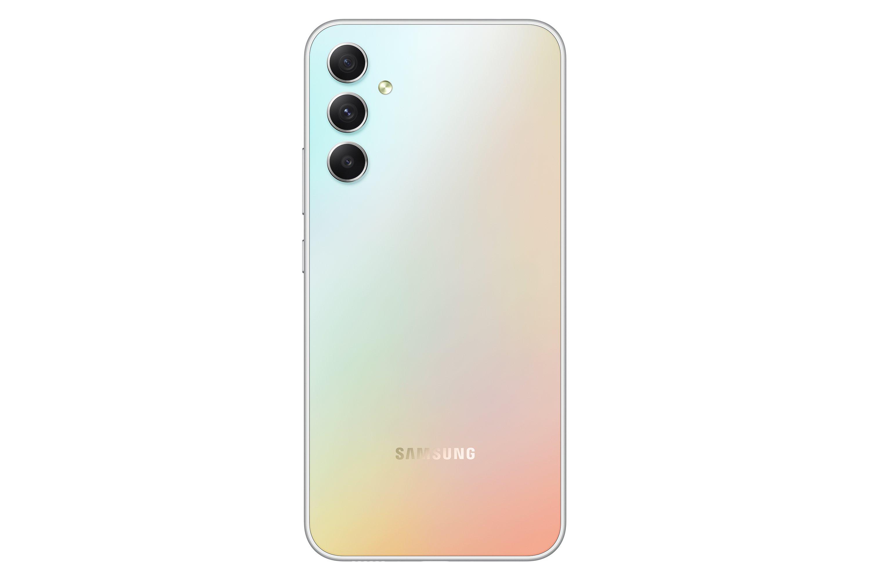 SAMSUNG  Galaxy A34 5G Display FHD+ Super AMOLED 6.6”, Android 13, 6GB RAM, 128GB, Doppia SIM, Batteria 5.000 mAh, Awesome Silver 