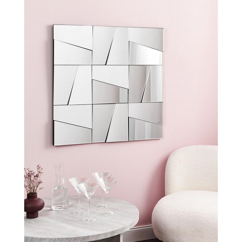 Beliani Miroir en Verre Moderne ANCEMONT  