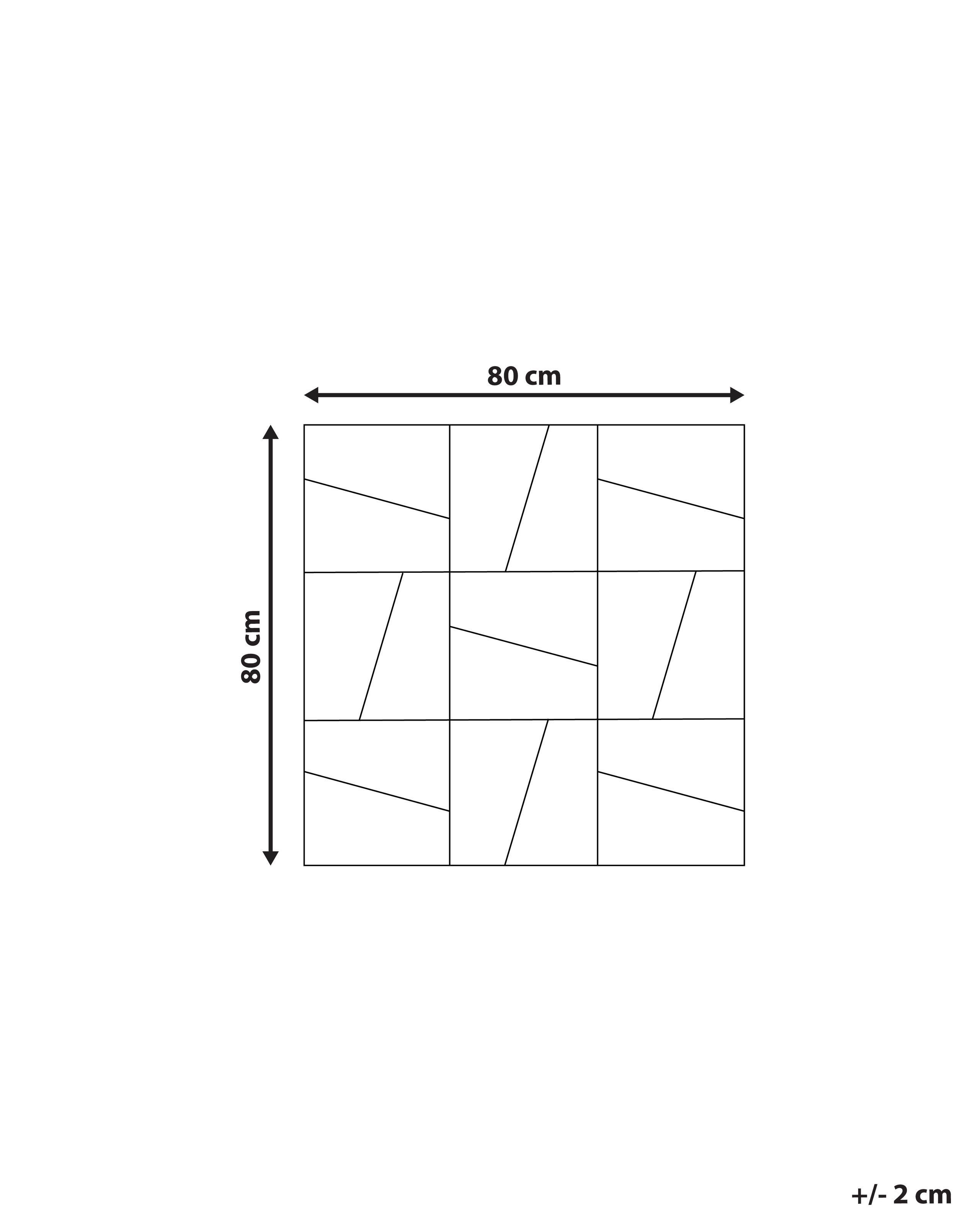 Beliani Wandspiegel aus Glas Modern ANCEMONT  