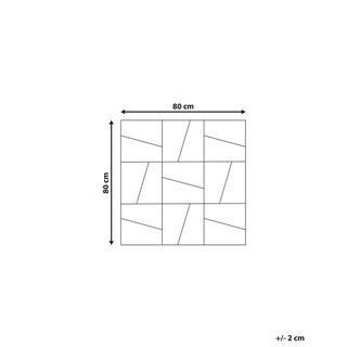 Beliani Wandspiegel aus Glas Modern ANCEMONT  
