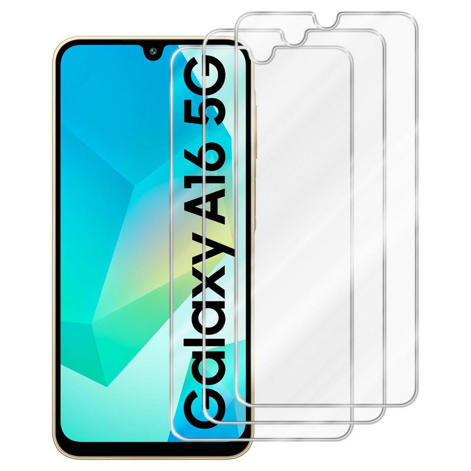 Schutzfolie für Samsung Galaxy A16 Schutzglas 3er Pack