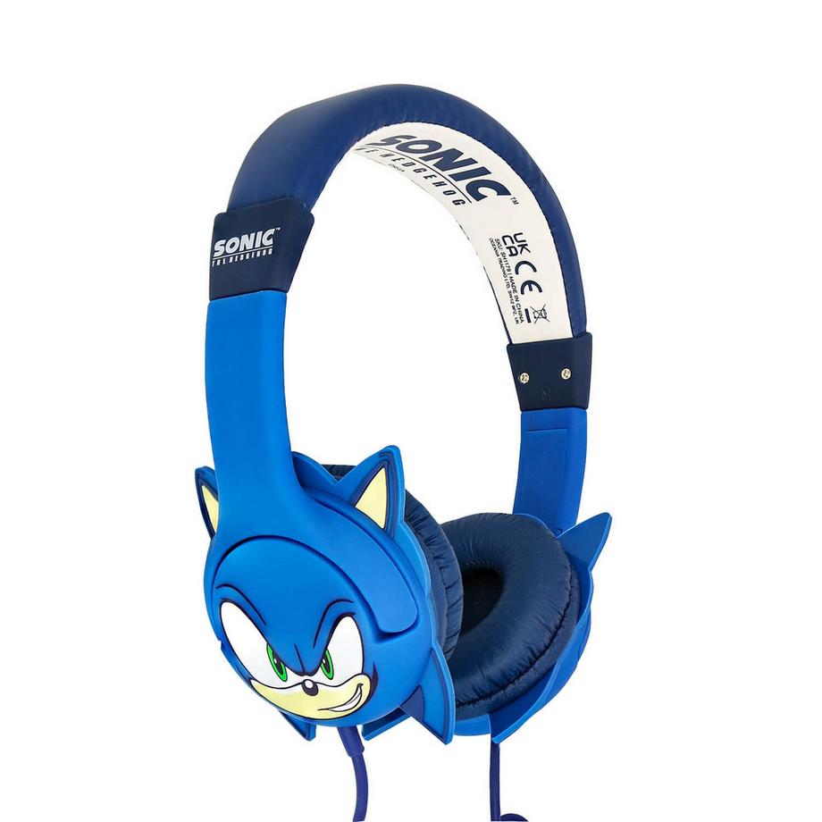 SONIC Casque Bleu Filaire Supra-Auriculaire 85dB Avec Oreilles