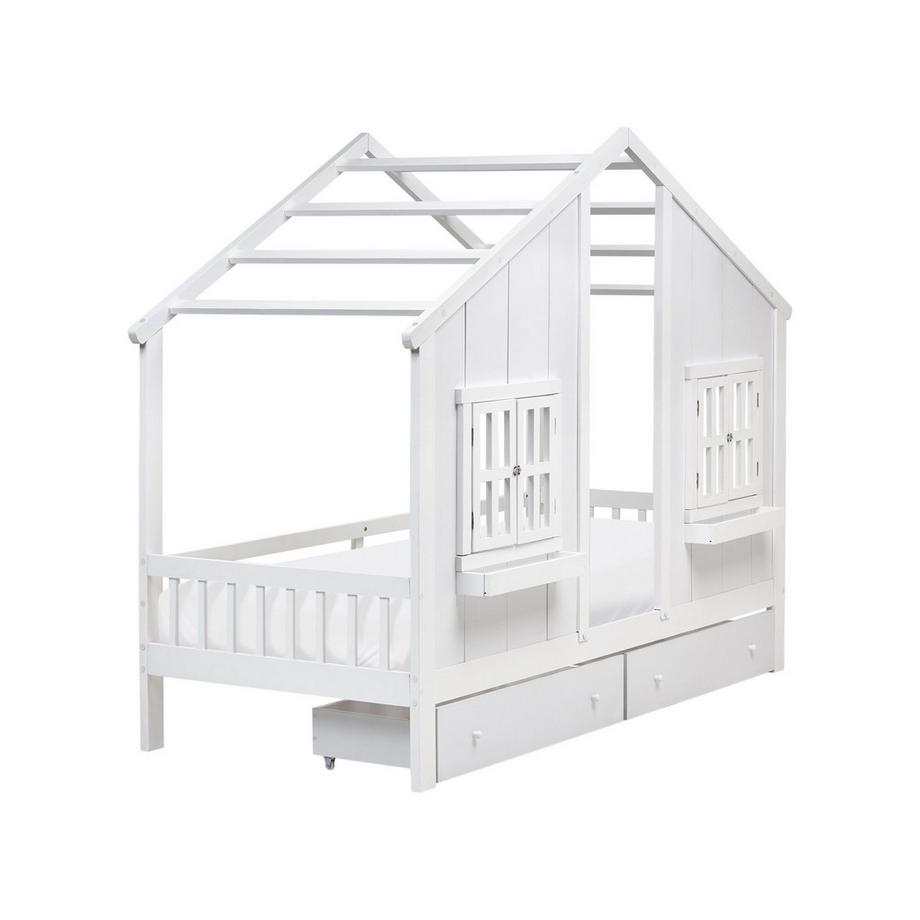 Beliani Letto per bambini con cassetti en Legno di pino Scandinavo TRAPPES  