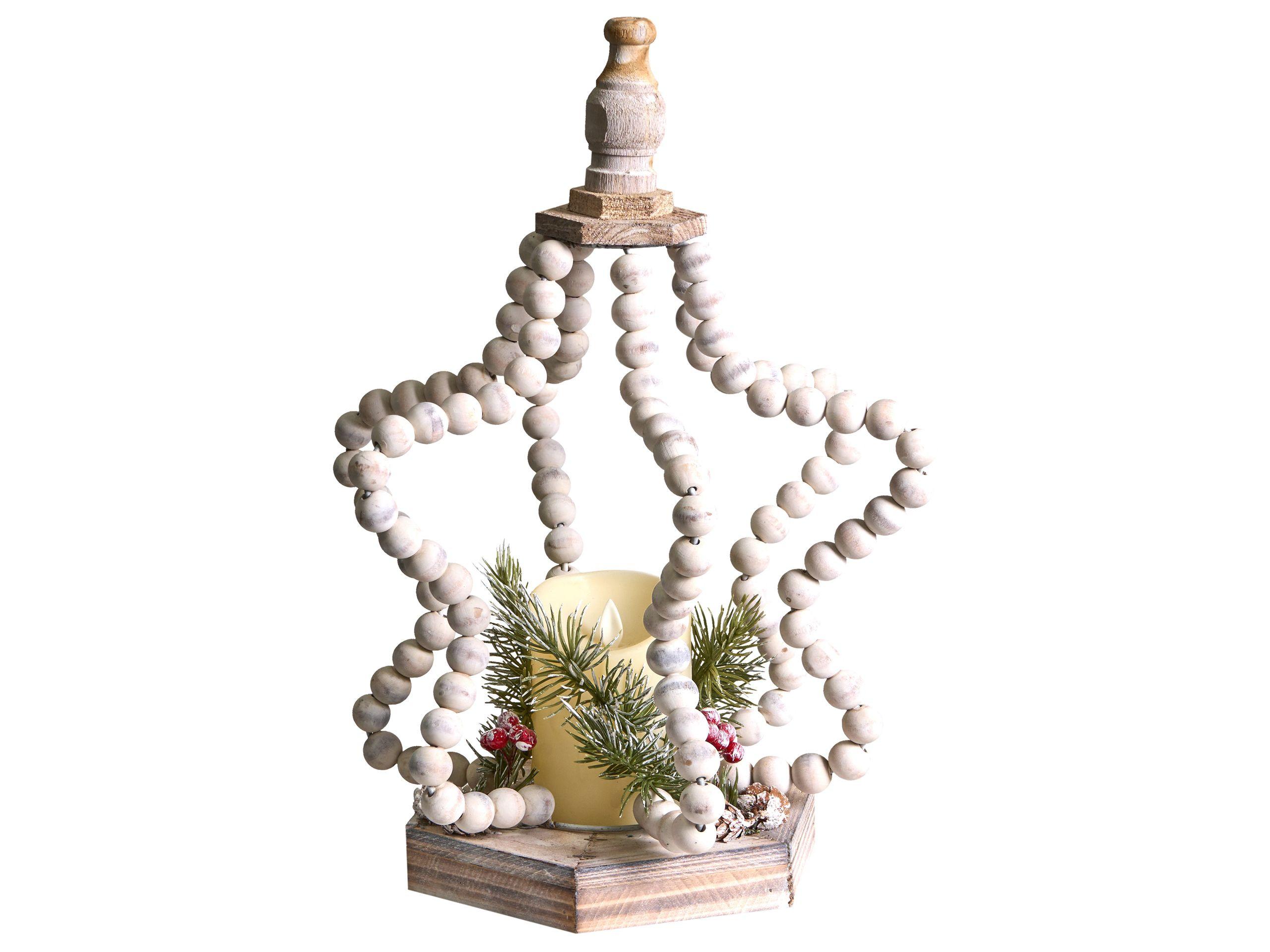 Beliani Decorazione natalizia en Legno di abete Classico PATARI  