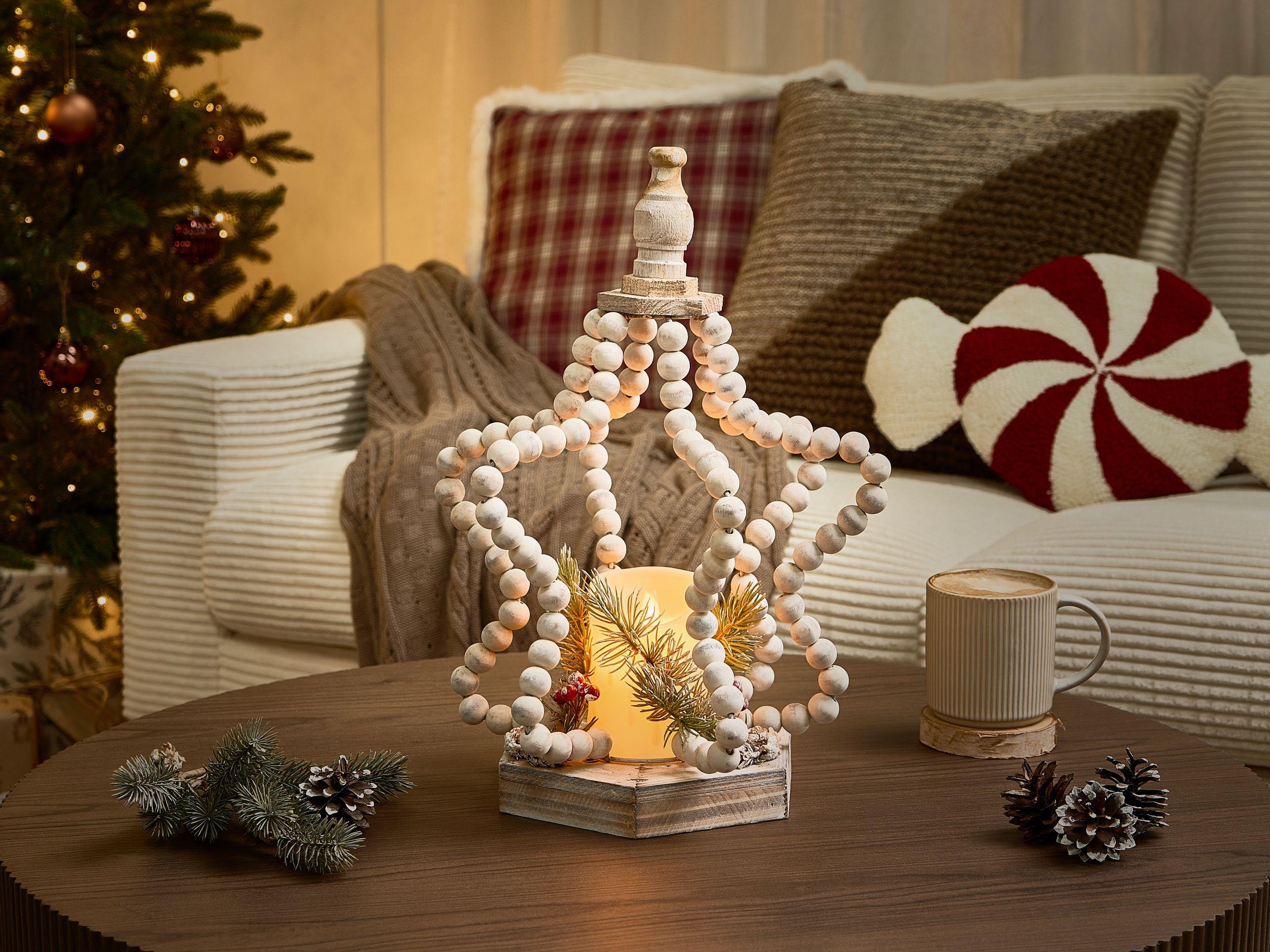 Beliani Decorazione natalizia en Legno di abete Classico PATARI  