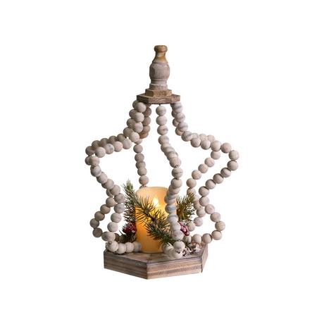 Beliani Decorazione natalizia en Legno di abete Classico PATARI  