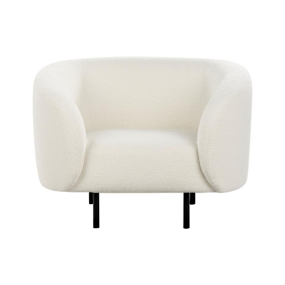 Beliani Sessel aus Bouclé Klassisch LOEN  