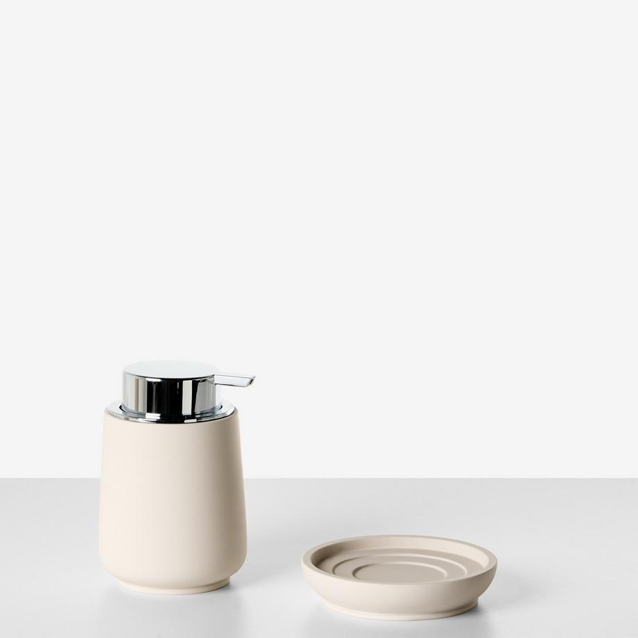 Beliani Set da 4 accessori per il bagno en Poliresina Moderno SUCHES  