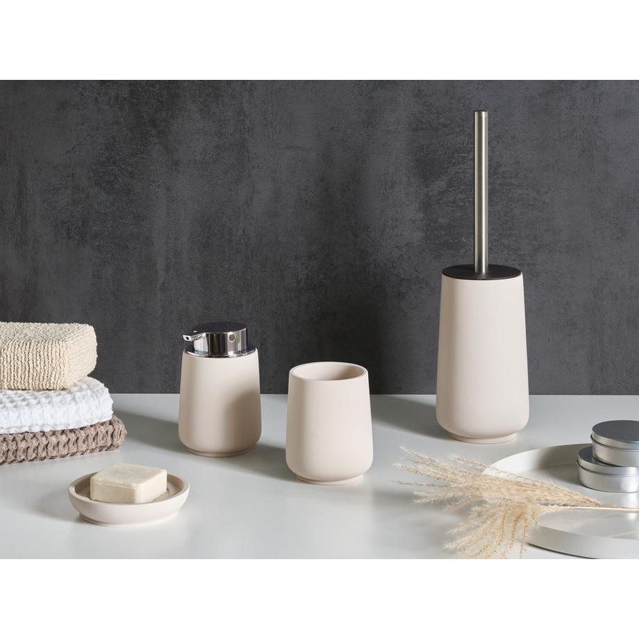 Beliani Set da 4 accessori per il bagno en Poliresina Moderno SUCHES  