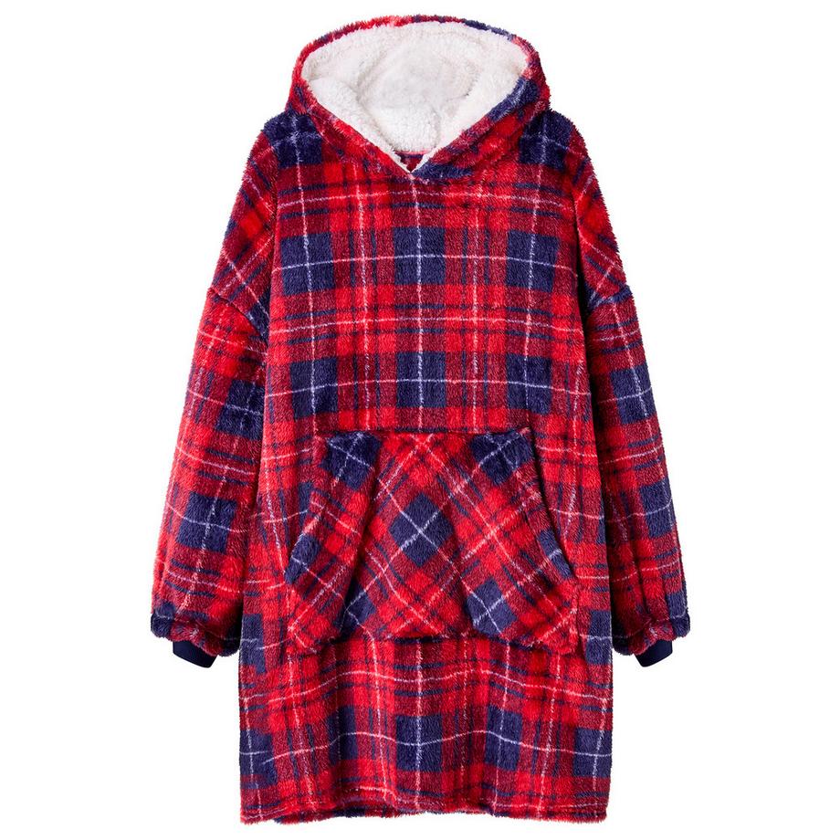 Joe Browns Langer Hoodie im Winter-Karo-Design  