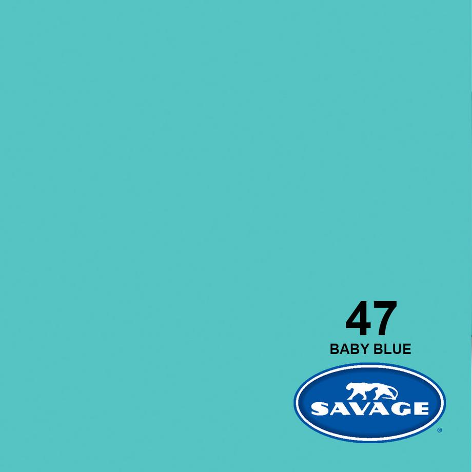 Savage Universal Baby Blue Seamless Paper Blau