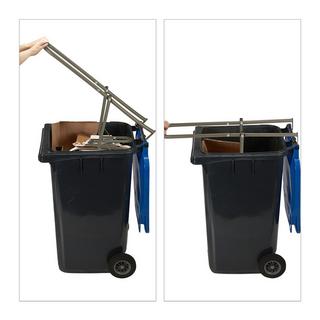 B2X Compattatore di rifiuti marrone per il bidone della spazzatura  