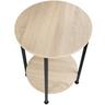 Tectake Table d’appoint BALLINA 45x64cm  