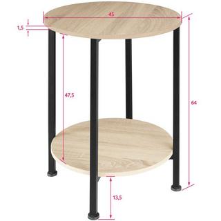 Tectake Table d’appoint BALLINA 45x64cm  
