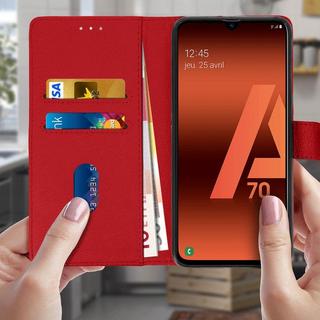 Avizar  Klapphülle Samsung Galaxy A70 Rot 