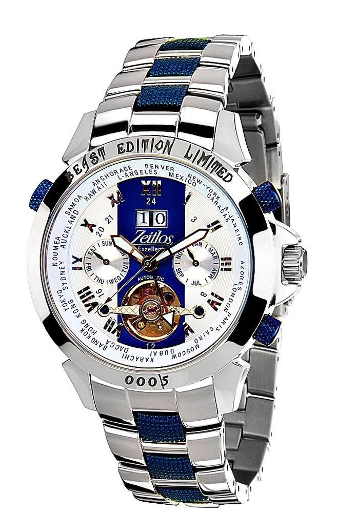Zeitlos  Excellent Race Edition Blue Steelband ZL-EBE-10 RB 