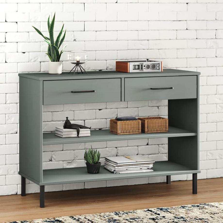 VidaXL Armoire console bois de pin  