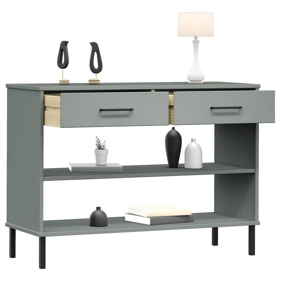 VidaXL Armoire console bois de pin  