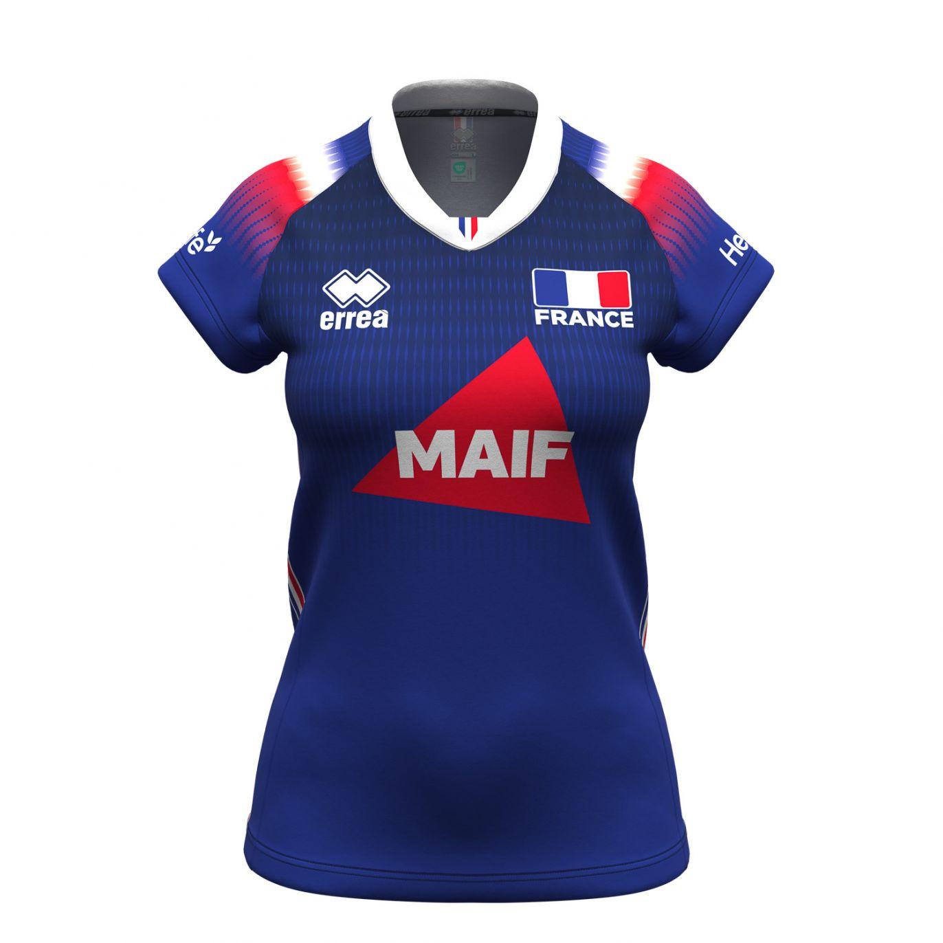 errea  heimtrikot damen france 2024/25 