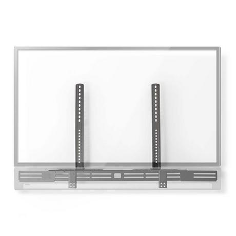 Nedis  Soundbar-Halterung | Kompatibel mit: Universal | Angeschlossen an den Fernseher | 10kg | Tiefeneinstellung | Stahl | Schwarz 