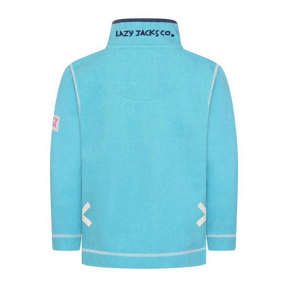 Lazy Jacks  Sweatshirt  ,  Knopfhals, Piqué 
