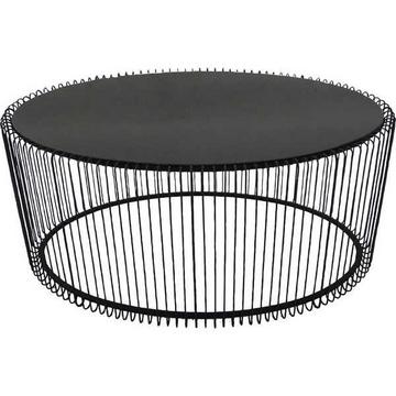 Table basse Wire Uno Noir 60x90cm