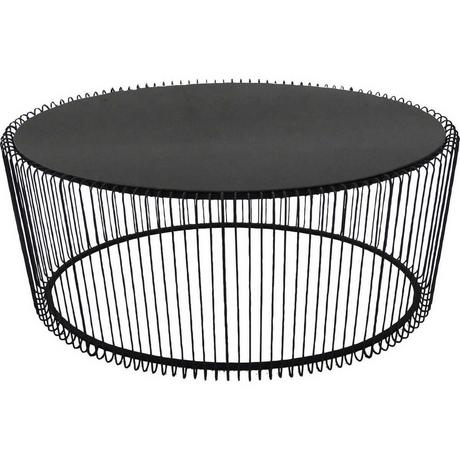 KARE Design Table basse Wire Uno noir 60x90cm  
