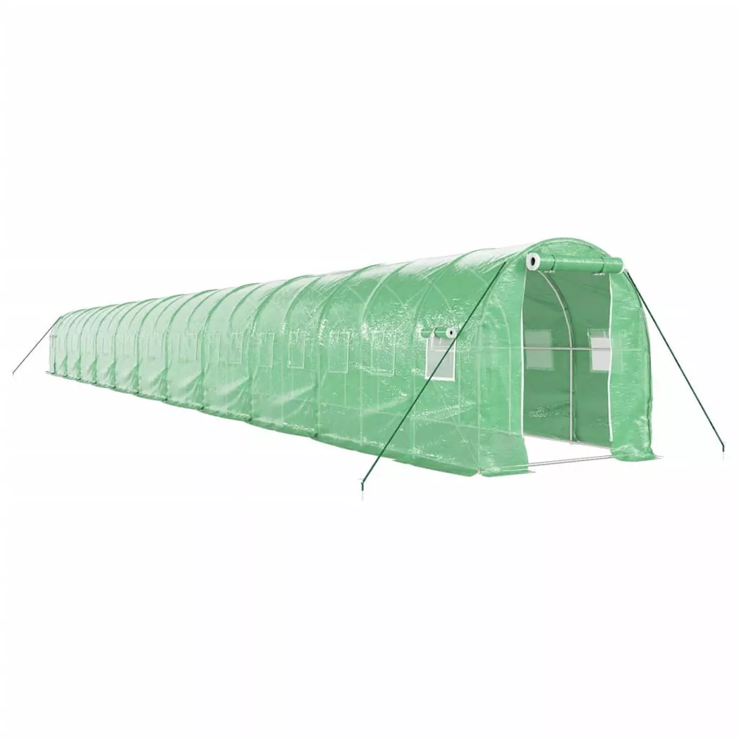 VidaXL - Gewächshaus polyethylen, One Size, Grün