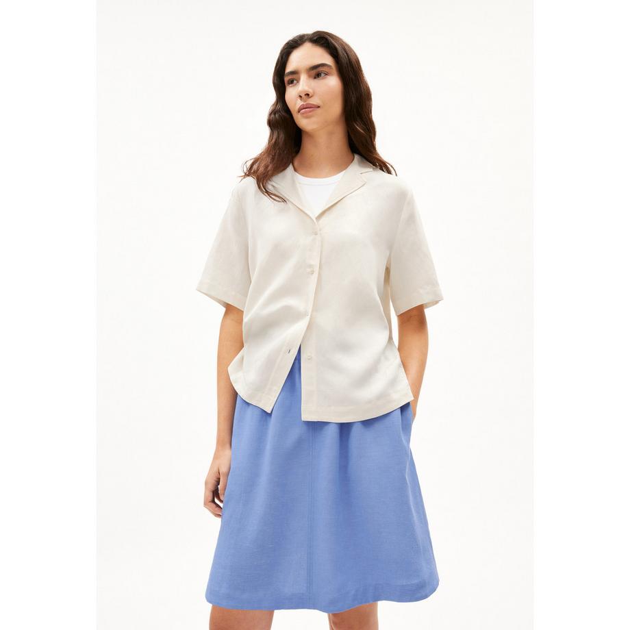 ARMEDANGELS Maaite Lino Kurzarm Bluse  