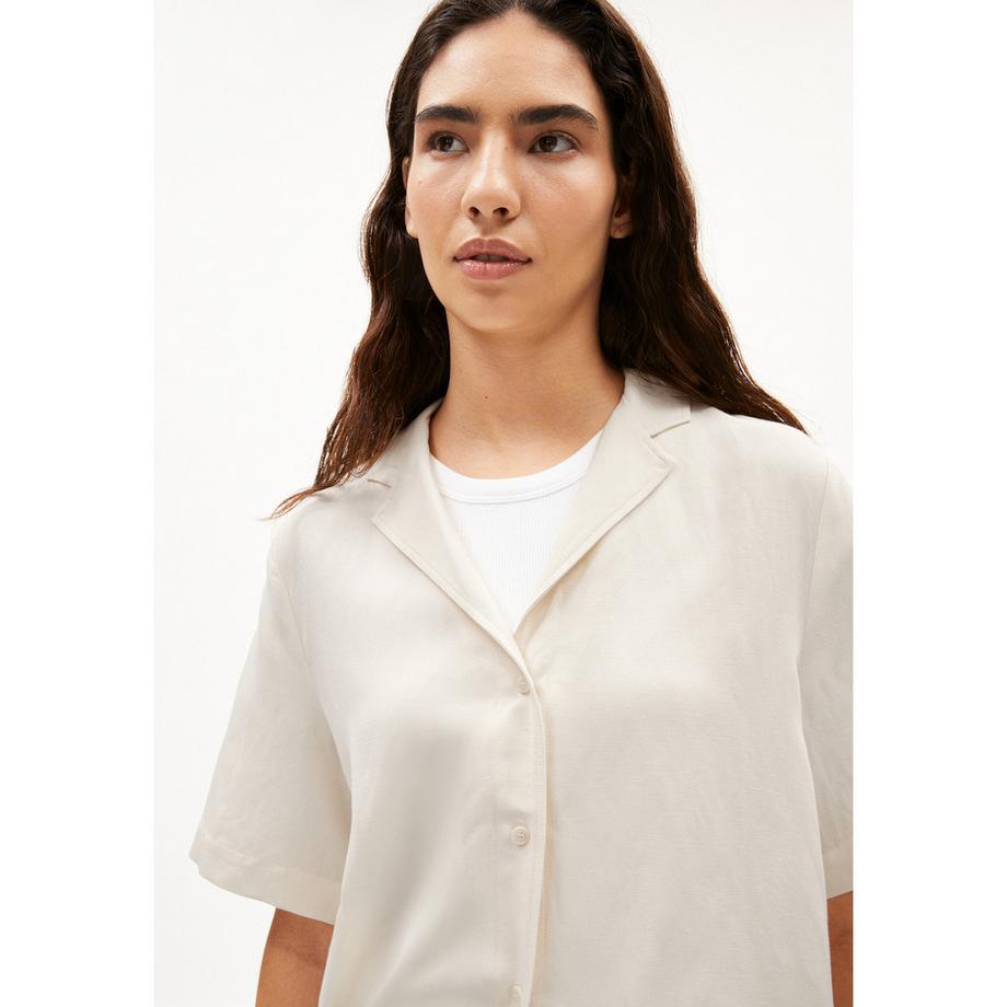 ARMEDANGELS Maaite Lino Kurzarm Bluse  