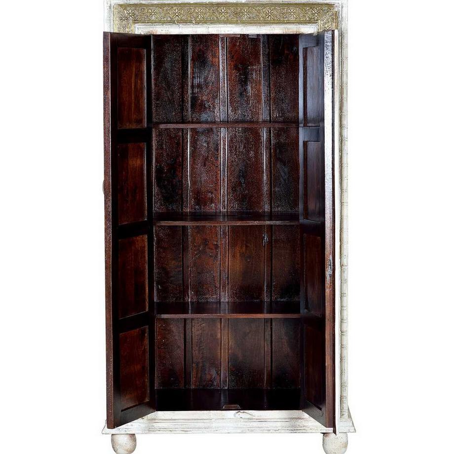 mutoni Schrank Mango vintage weiss 95x183  