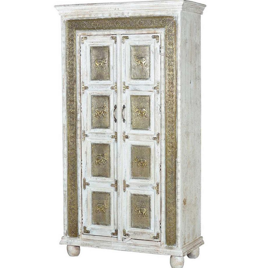 mutoni Schrank Mango vintage weiss 95x183  