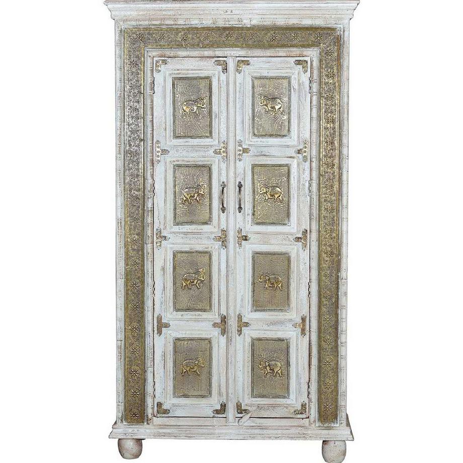 Schrank Mango vintage weiss 95x183