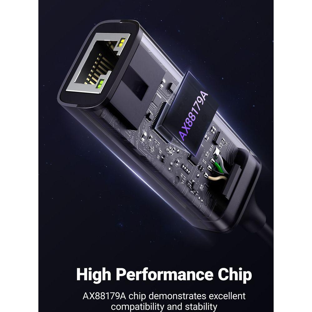 UGREEN  Adaptateur Ethernet Ugreen USB-C vers 10/100/1000M 