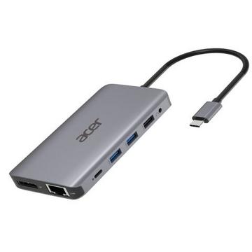 .DSCAB.009 Notebook-Dockingstation & Portreplikator Kabelgebunden USB 3.2 Gen 1 (3.1 Gen 1) Type-C Silber