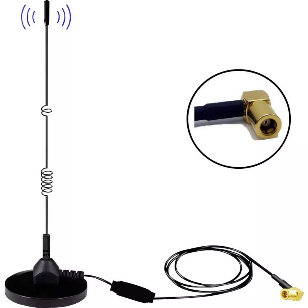 Albrecht - Antenne à pied magnétique DAB+ MAG31