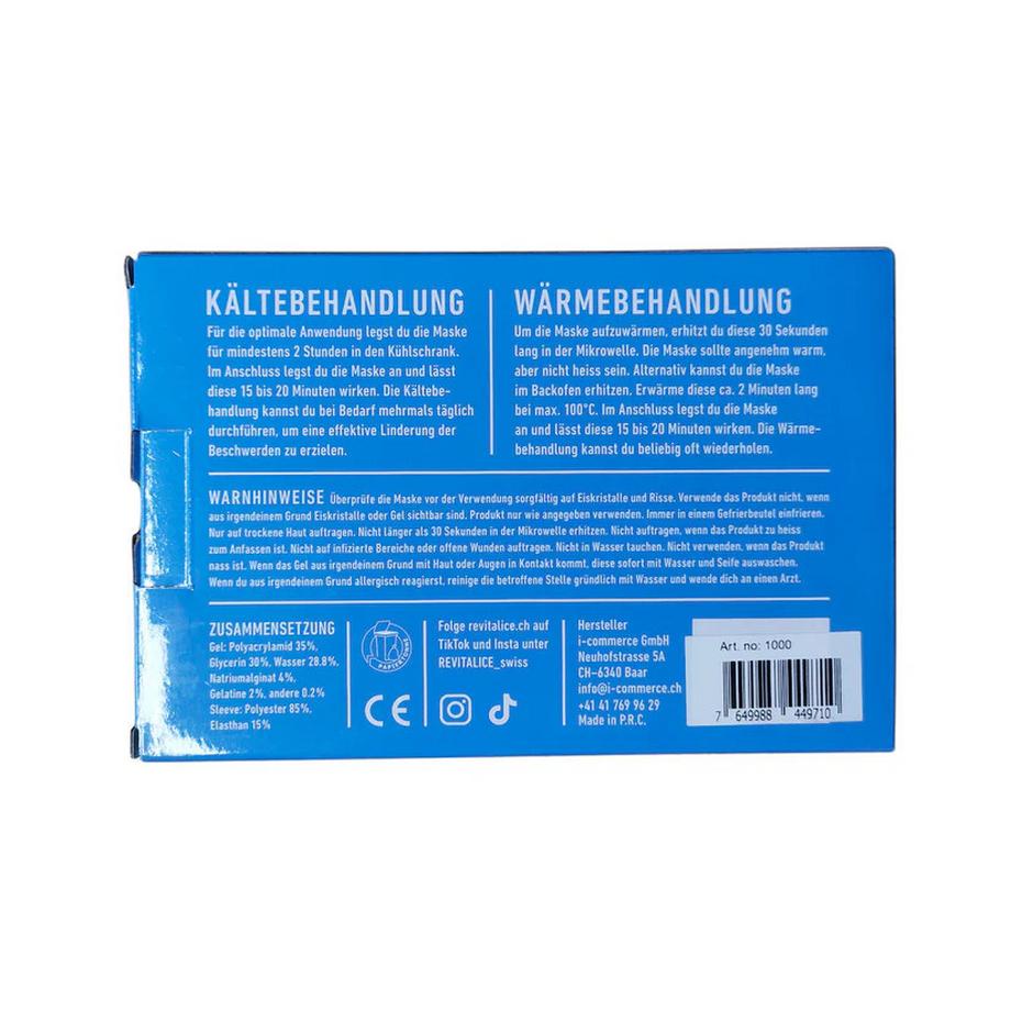 Revitalice  REVITALICE Ice Sleeve, kühlende Gesichtsmaske, One Size 