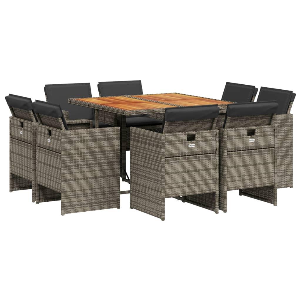 VidaXL Garten essgruppe poly-rattan  