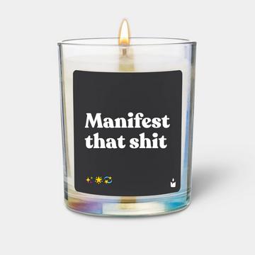 Bougie Parfumée Flowery Manifest that shit