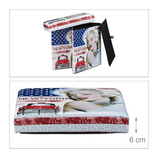 B2X Sgabello con vano contenitore Motivo Trend  