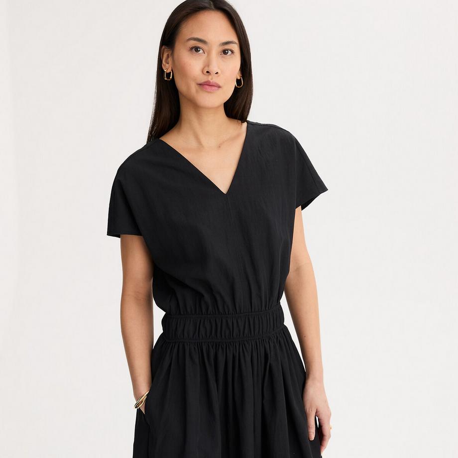 La Redoute Collections Abito Midi Scollo a V Maniche Corte  