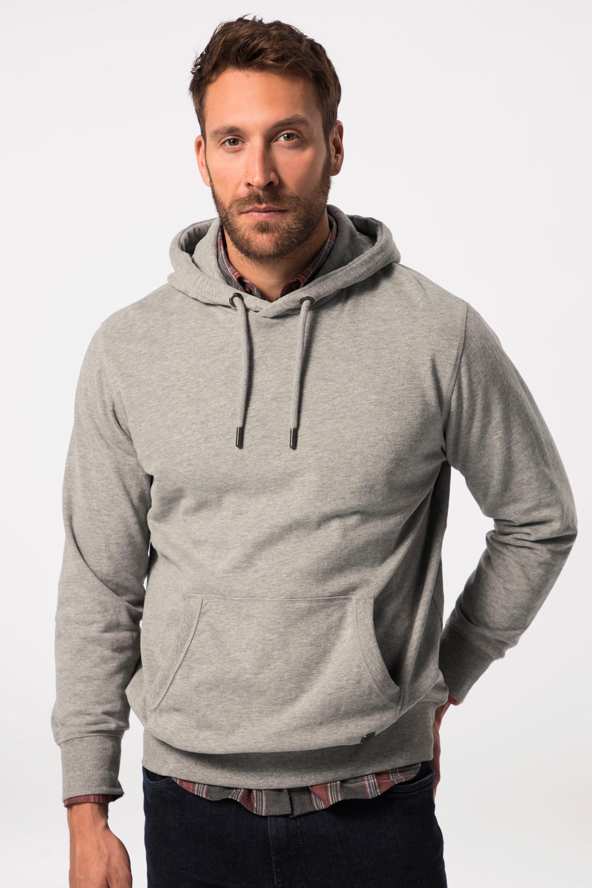 JP1880  Sweat à capuche avec imprimé dans le dos, jusqu'au 8 XL 